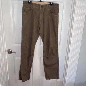 Kuhl Brown Vintage Patina Dye Out Door Riot Mid-Rise Straight Leg Jeans